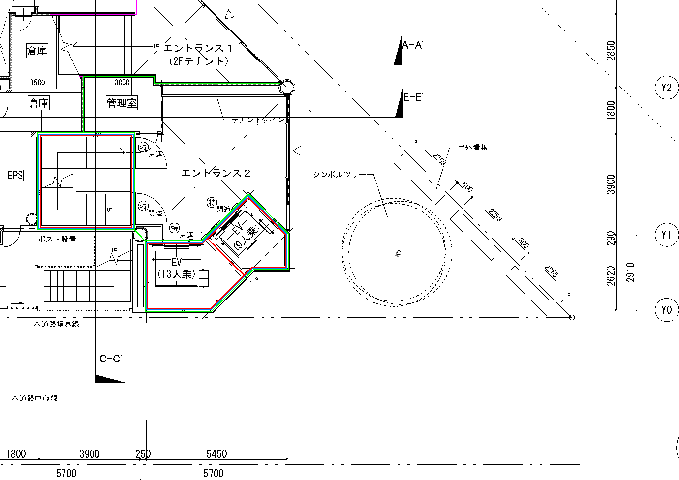 枚方駅前吉泉ビル 平面図
